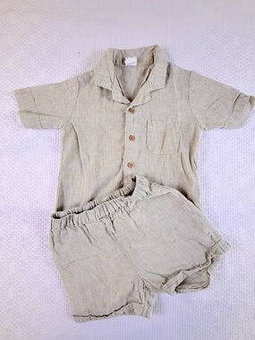 H&M Linen Set | 12-18M